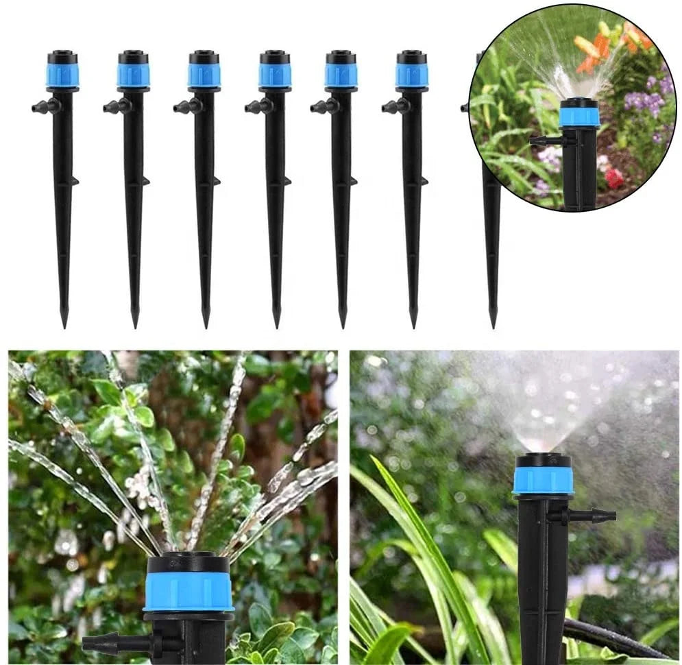 涡轮洒水器桩360度全圆形洒水器可调流量易于使用灌溉供应