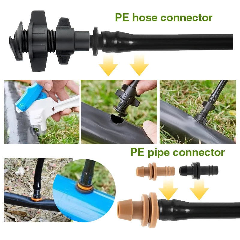 Farm Sprinkler Irrigation System Plastic Watering Nozzle Butterfly Irrigation Sprinkler 360 Mist Garden Lawn Sprayer