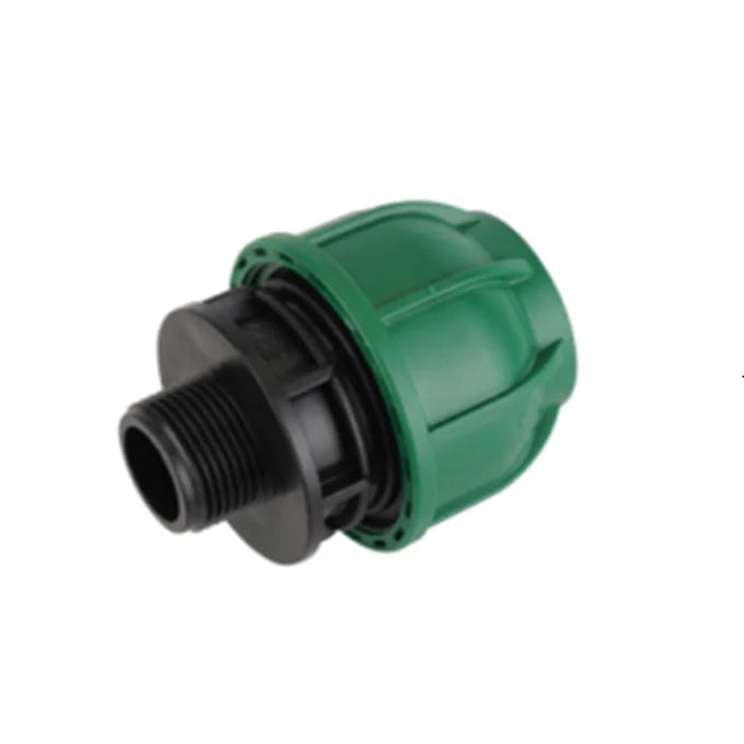 Pipe Coupling HDPE PP Compression Fittings Wholesale Male Threaded Coupling