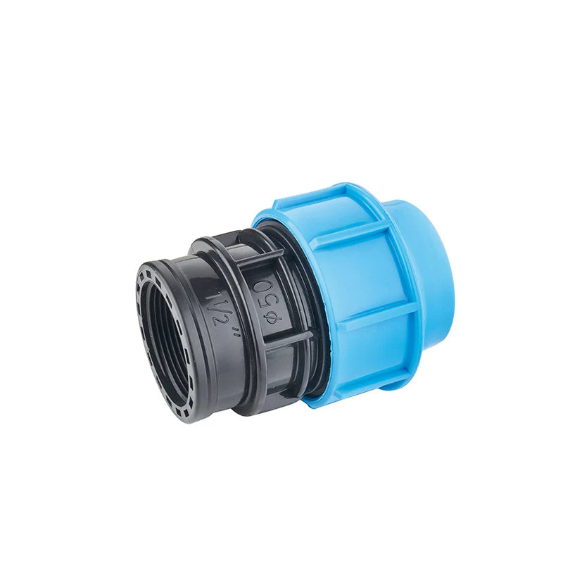 DN20-110 Hdpe Pipe Compression Fittings Irrigation Drip Pipe pp Compression Fitting End Plug