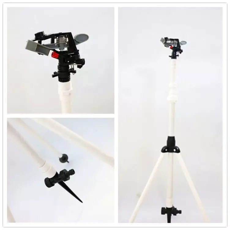 用于花园和农业灌溉系统的360度水冲击洒水3/4 “和1/2” 塑料枪