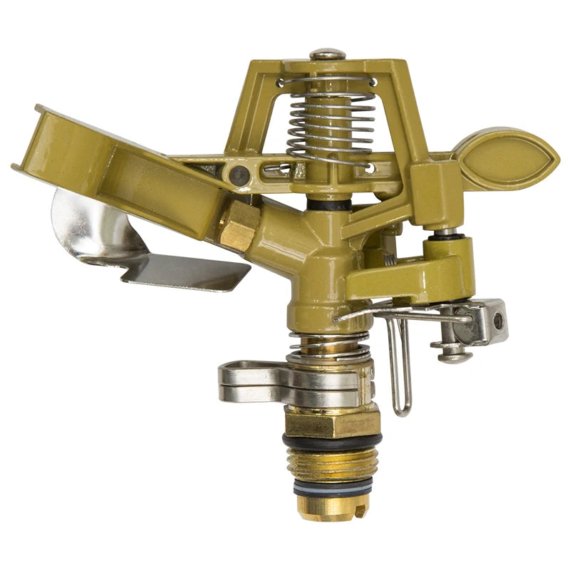 Agriculture Farm Irrigation Rocker Sprinklers 360 Degree Rotating Nozzle Adjustable Angle Garden Zinc Alloy Sprinklers