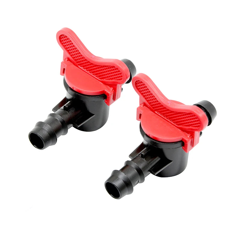 Mini Valve Drip Irrigation System Plastic Connector Fittings Dn17/D16mm Black/Blue/Red Aging Resistant for Drip Tape for Garden