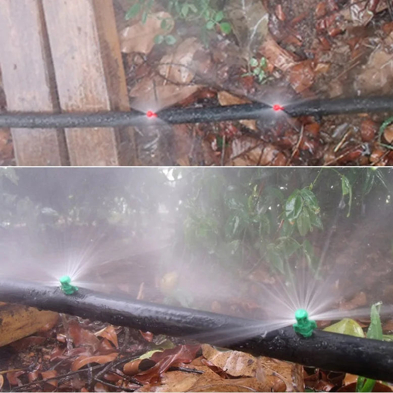 Online 360 & 180 Degree Red Mini Plastic Vortex Sprinkler for Irrigation System for Agriculture Pipe