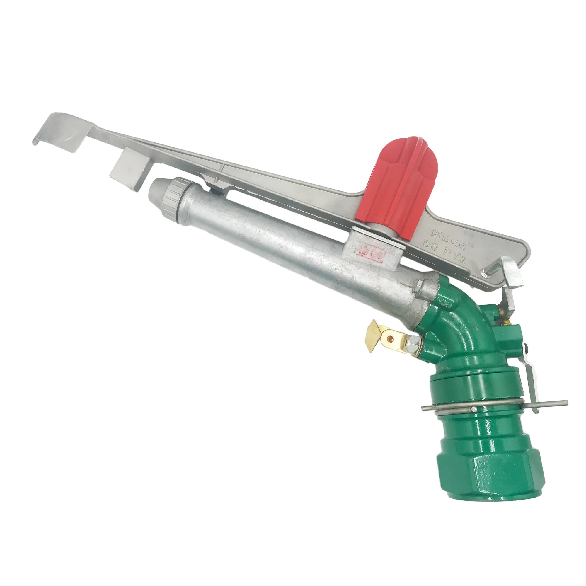 Agricultural Irrigation System High Pressure Sprinkler Head 2 Inch Long Range Rotate 360 Degrees Big Water Rain Gun Sprinkler