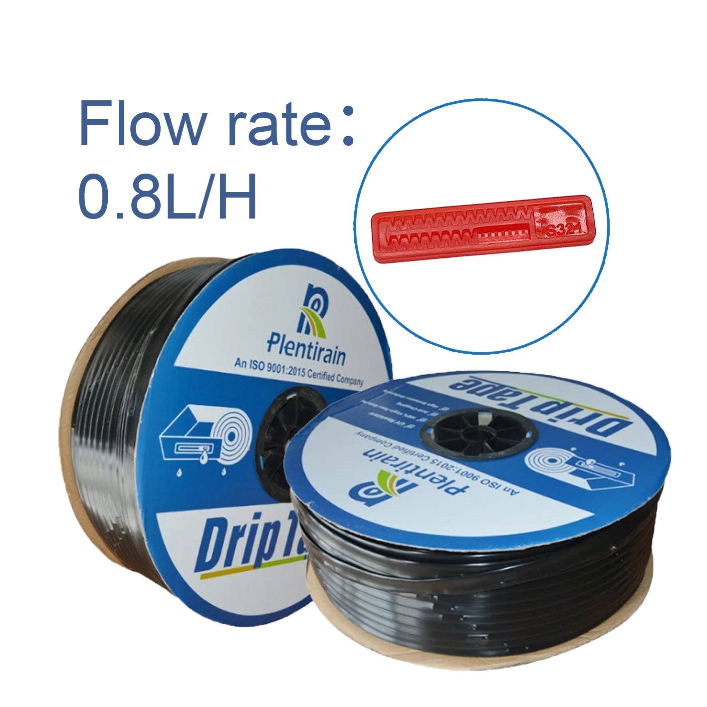 1 Hectare Plastic Drip Irrigation Kit 0.3mm Drip Tape for Greenhouse Water Hose Garden Irrigation