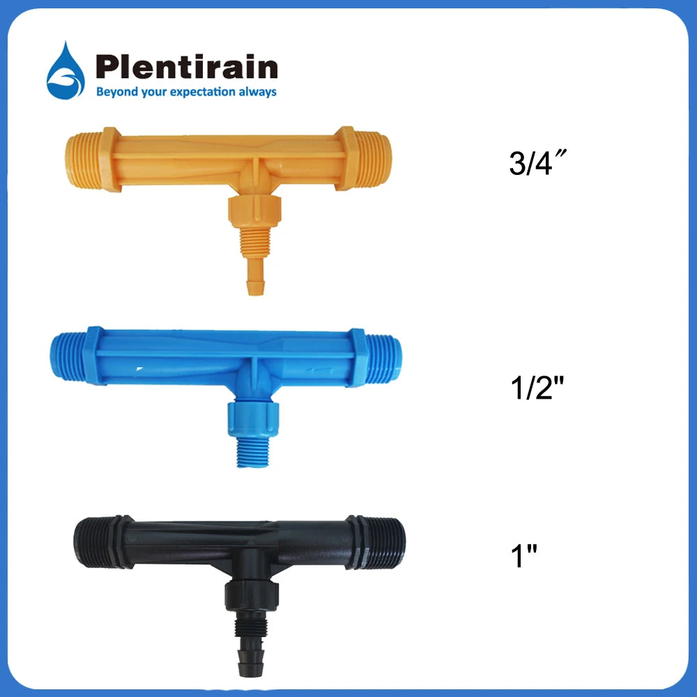Venturi Fertilizer Injector for Home Garden and Farm for Greenhouse Water Hose Irrigation Durable PP Material
