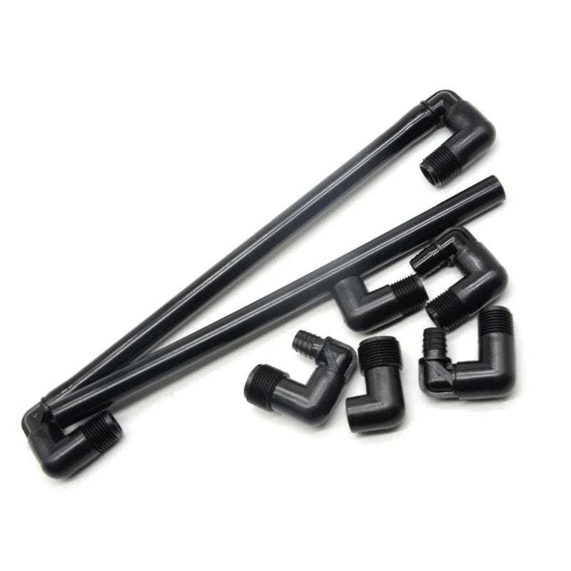 Garden Irrigation 1/2" 3/4" Male Thread Rotating Swing Joint Pop-Up Sprinkler Connector Eco-Friendly Plastic Durable Garden Tool