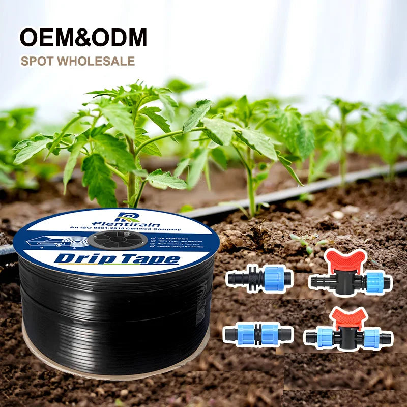 Plastic Drip Irrigation Tape 22mm for Greenhouse and Garden Irrigation Water Hose Compatible