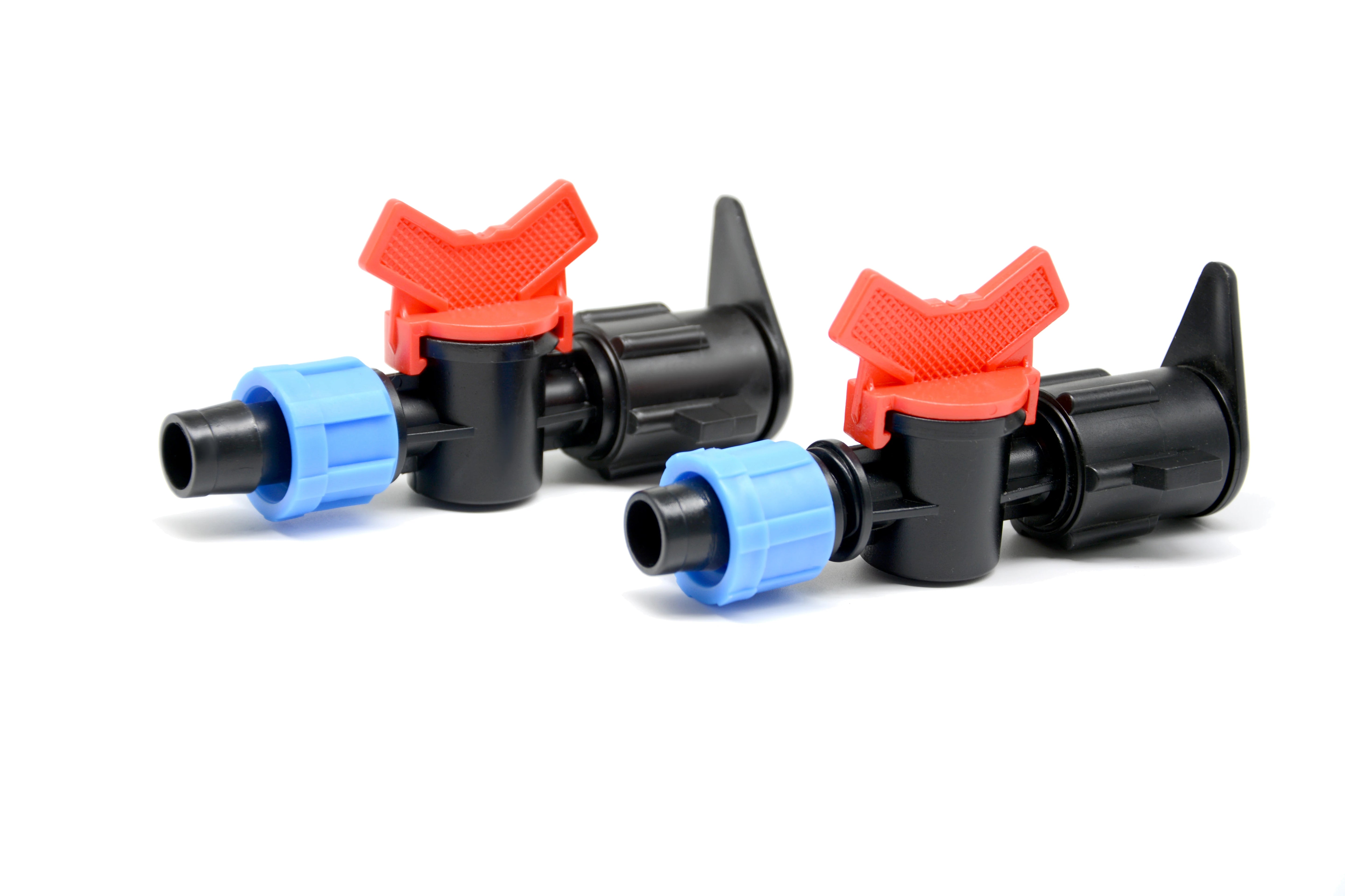 Mini Plastic Drip Irrigation Valve for Greenhouse & Water Hose Agriculture Control for Tape and Pipes