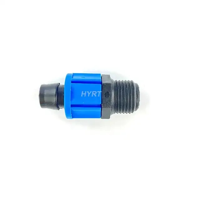 塑料锁外螺纹灌溉配件16*1/2 "米聚乙烯管连接器滴灌带浇水灌溉系统管件