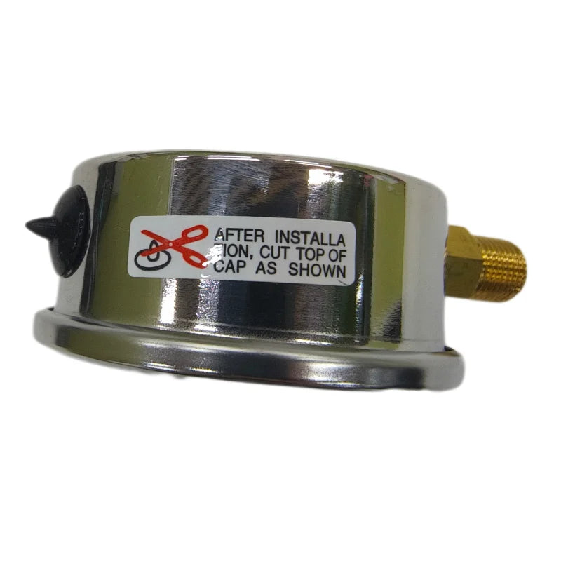 Stainless Steel 304 Material High Accuracy ISO 9261 Certified 1/4'' Size High Pressure No Leak Liquid Water Filled Pressure