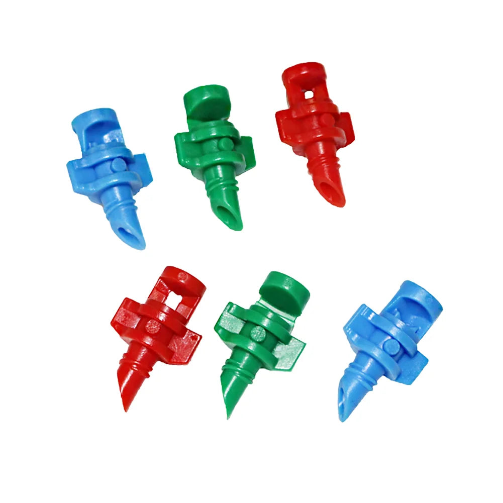 360 Degree Red Sprinkler Irrigation System for Agriculture and Garden High-Angle Water Distribution