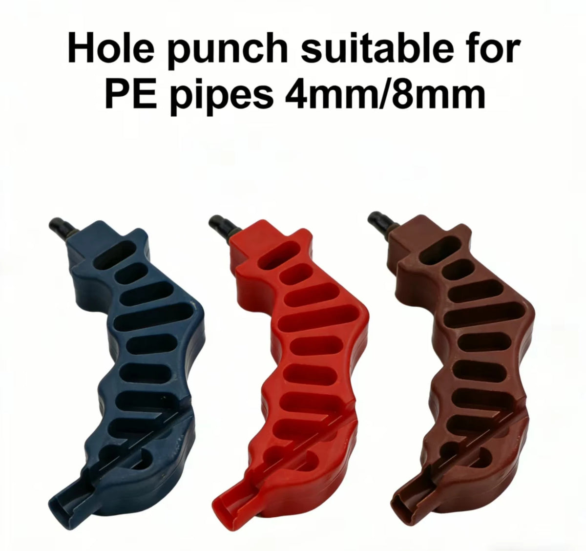 HYRT 4MM/8MM 微滴灌系统打孔器 塑料打孔工具 用于PE管农业滴灌