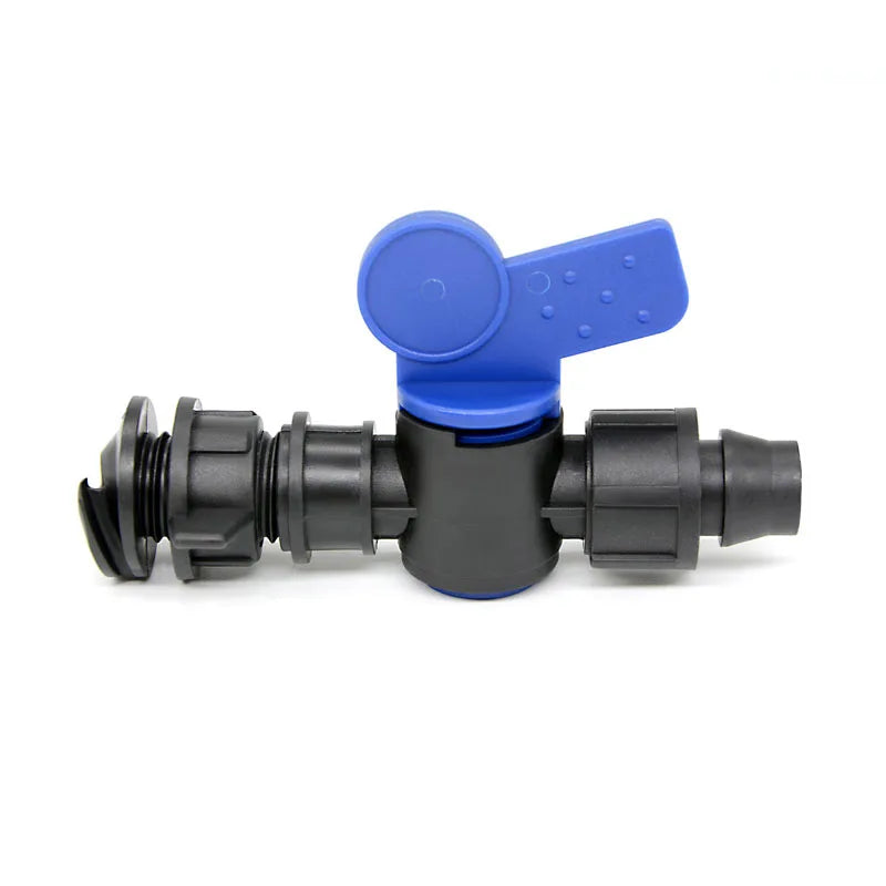 Agriculture Irrigation Watering Greenhouse Field Drip Connector Fitting Layflat Hose Bypass Offtake Valve