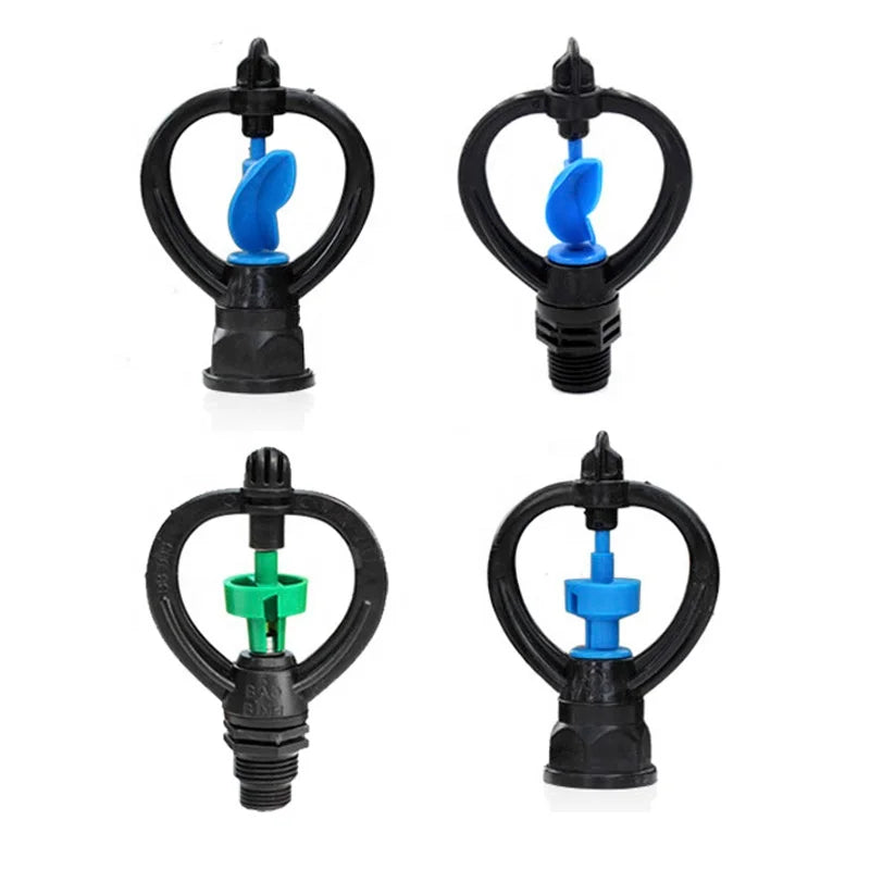 Agriculture Rotating Rain Sprinkler Irrigation butterfly Sprinkler Garden Watering Accessories Greenhouse Water Nozzle