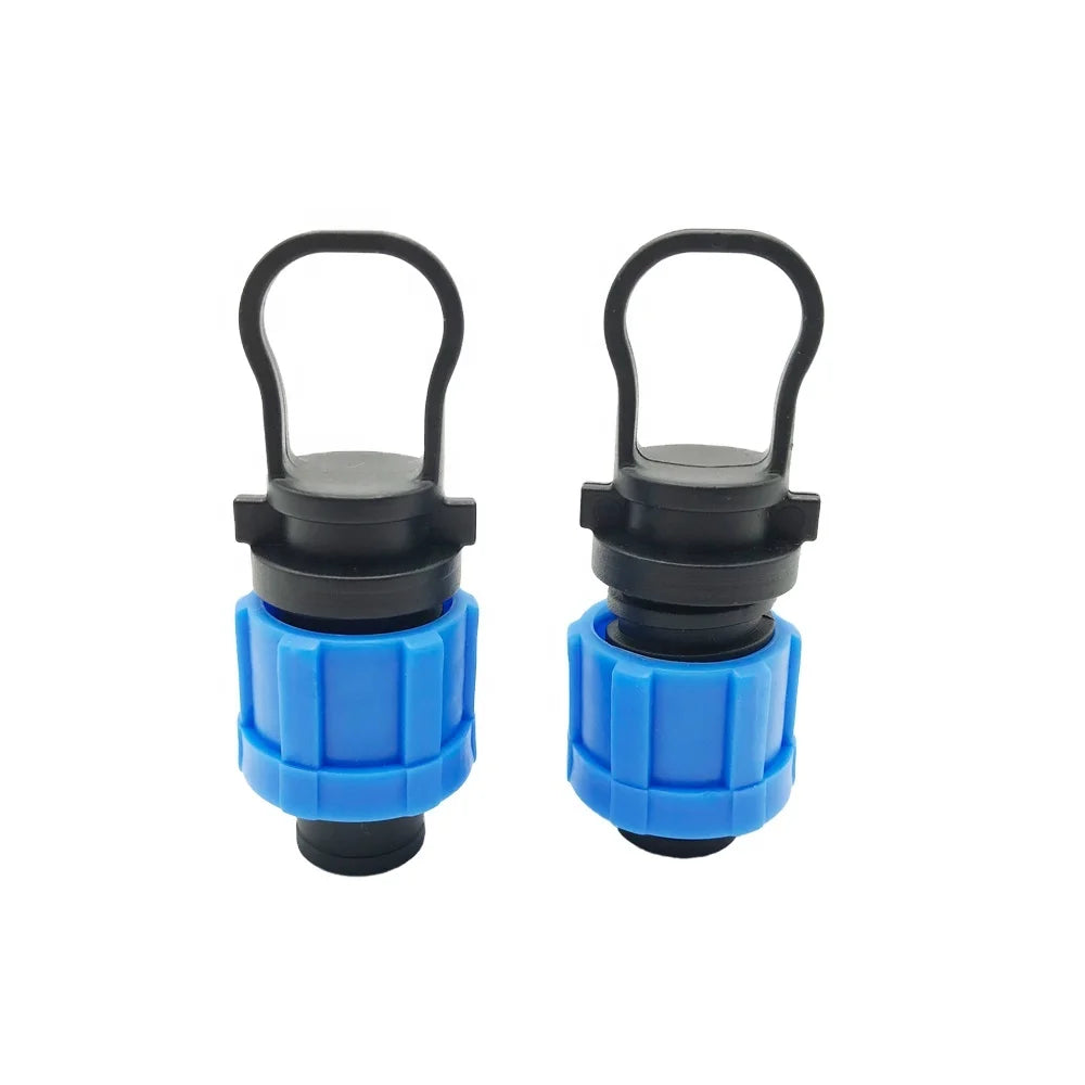 16mm Drip Tape Connector Lock End Plugs Drip Irrigation Tape Accessories End Line Plug