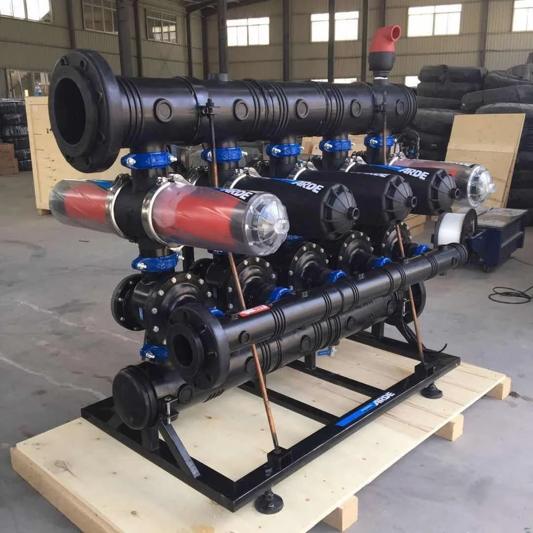 2024 Agricultural Automatic Filtration System Backwash Water Irrigation Auto Self Cleaning Disc Filter