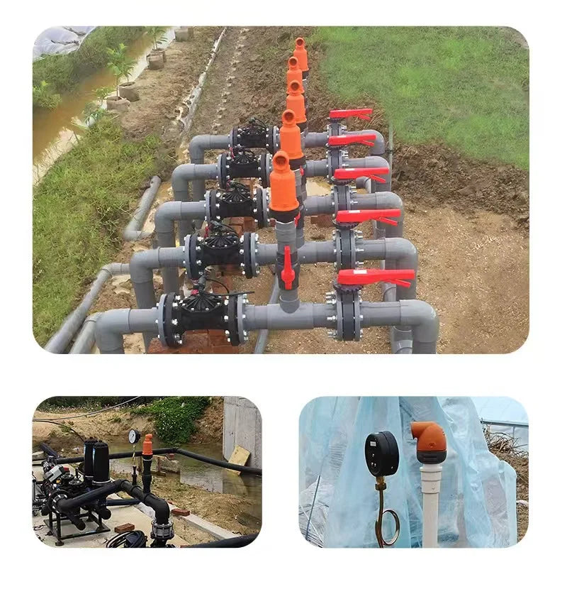 塑料3/4 “1” 进入空气压力释放阀用于农场花园自动滴灌系统