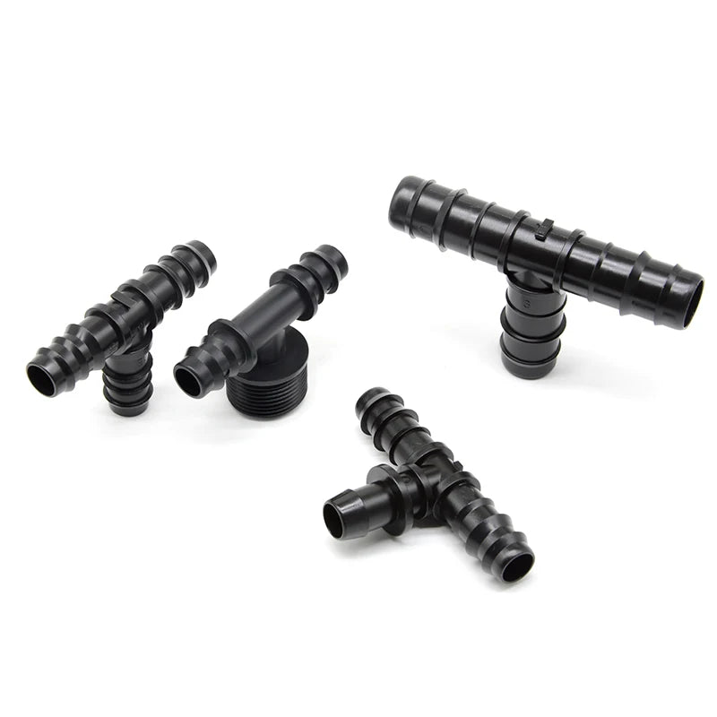 Plastic Drip Irrigation System Fittings & Connectors for Greenhouse and Water Hose Applications