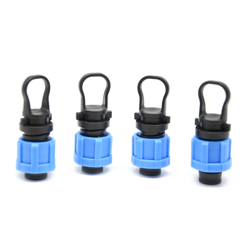 17mm Drip Tape Irrigation Fittings Irrigation System End Plug for Tape