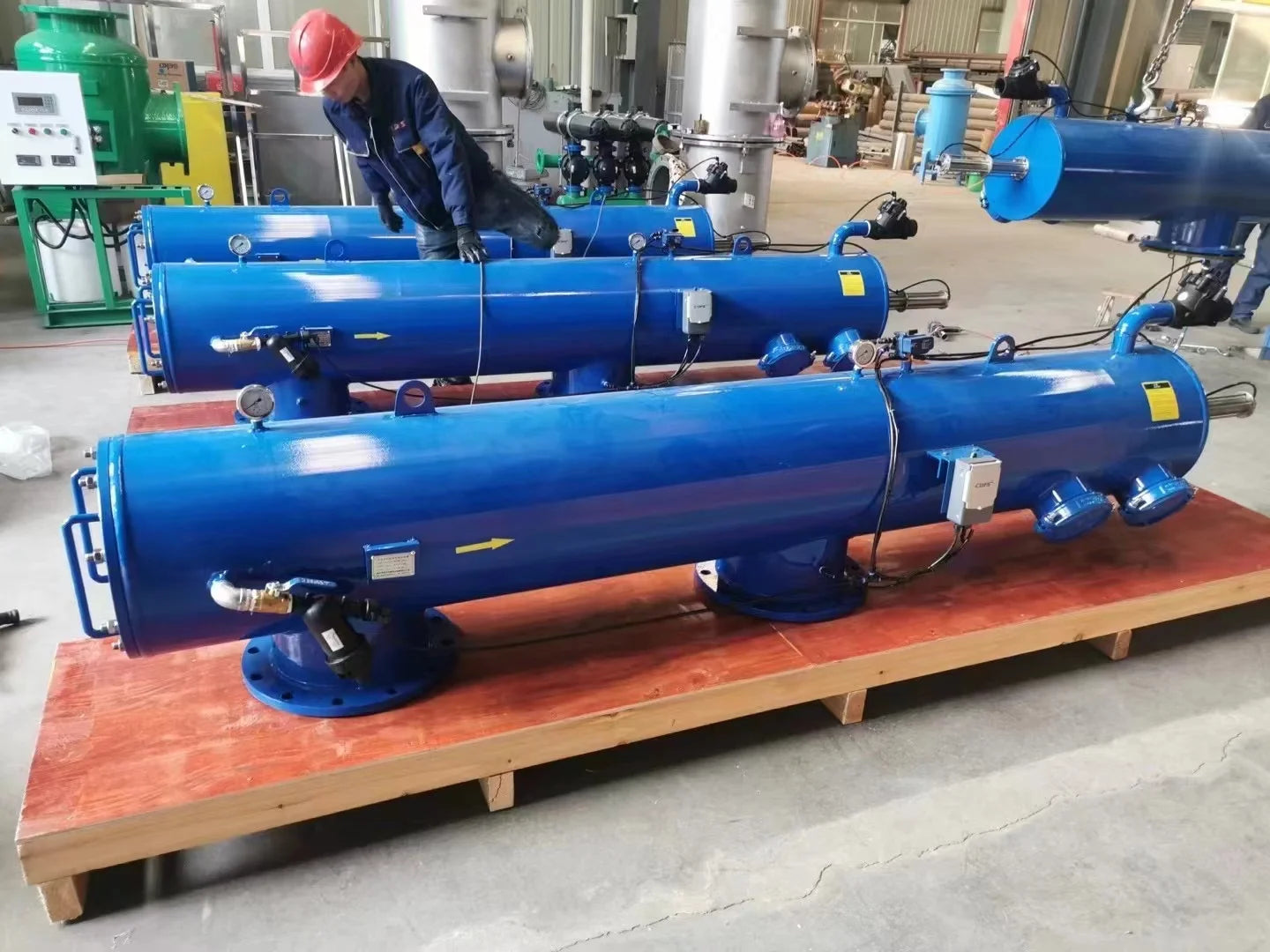 Agriculture Automatic Self Cleaning 120 Mesh Stainless Steel Water Filter System with Flange Connection for Greenhouse Home Use