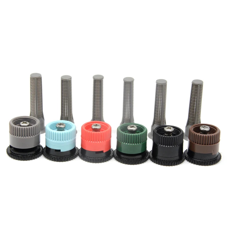 Adjustable 0° to 360° Pop-up Sprinkler Nozzle Plastic Scattering Nozzle Replacement for Garden Sprinklers