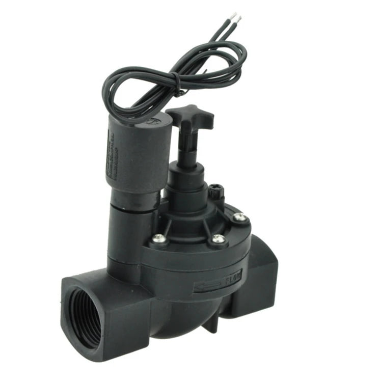 Plentirain 1 Inch Plastic Solenoid Valve Electric Valve for Business Irrigation Hydraulic