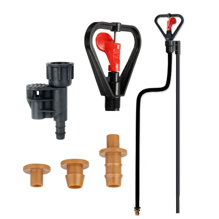 Garden Lawn Butterfly Sprinkler 360 Degree Rotary Micro Irrigation Nozzle 1 2 Inch Male Thread Agriculture Watering