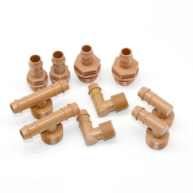 17 MM DRIP LINE BARBED Fitting INSERT Connector "V" 2-Way Adapt