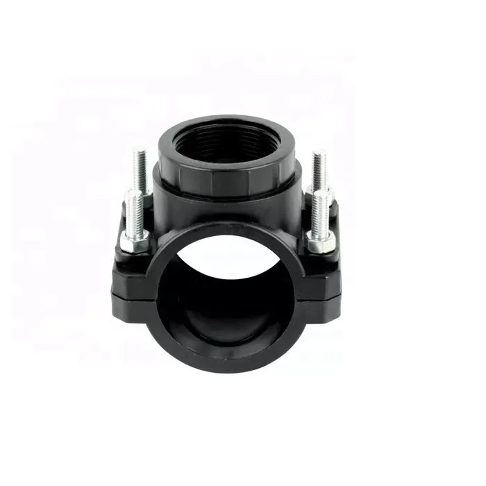 20mm-110mm Water Compression Fittings Plastic Clamp Saddles for Farm Irrigation Pipe Setting