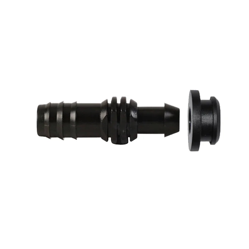 Drip Irrigation Pipe Fittings Plastic Drip Tape Connector PE & PP Material PC Features Model Number Hose