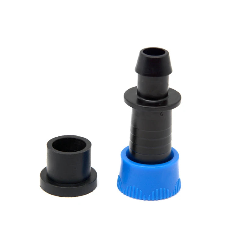 17mm Plastic PP Drip Irrigation Lock Ring Coupling Drip Tape Fittings Dirty Water Flush Valve for Greenhouse Water Hose Home Use