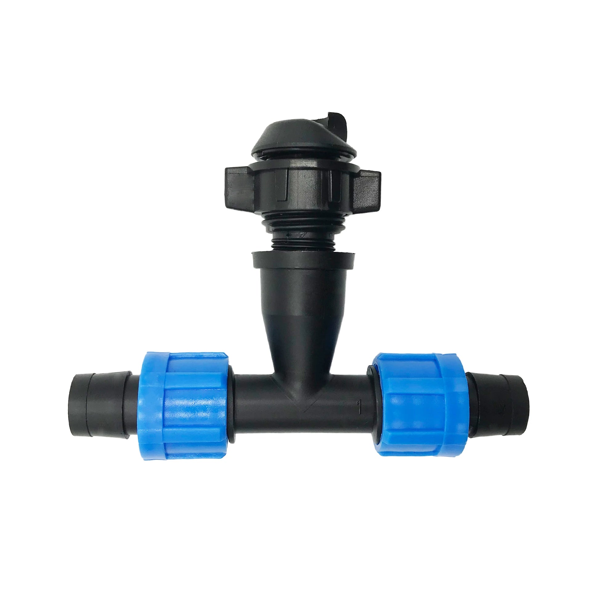 Drip Irrigation Fitting Drip Tape and Layflat Hose Tee Connector