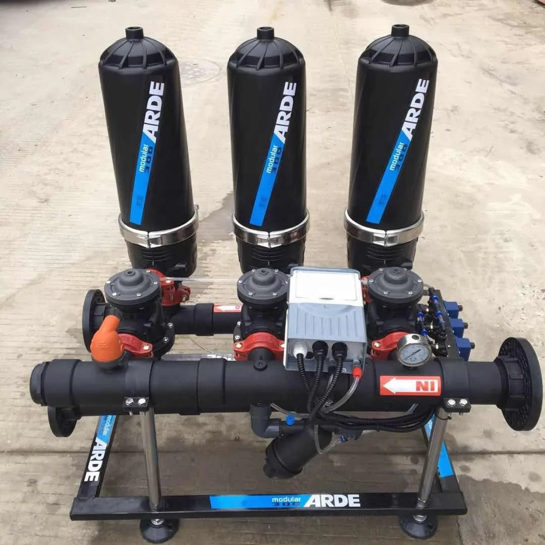 2024 Agricultural Automatic Filtration System Backwash Water Irrigation Auto Self Cleaning Disc Filter