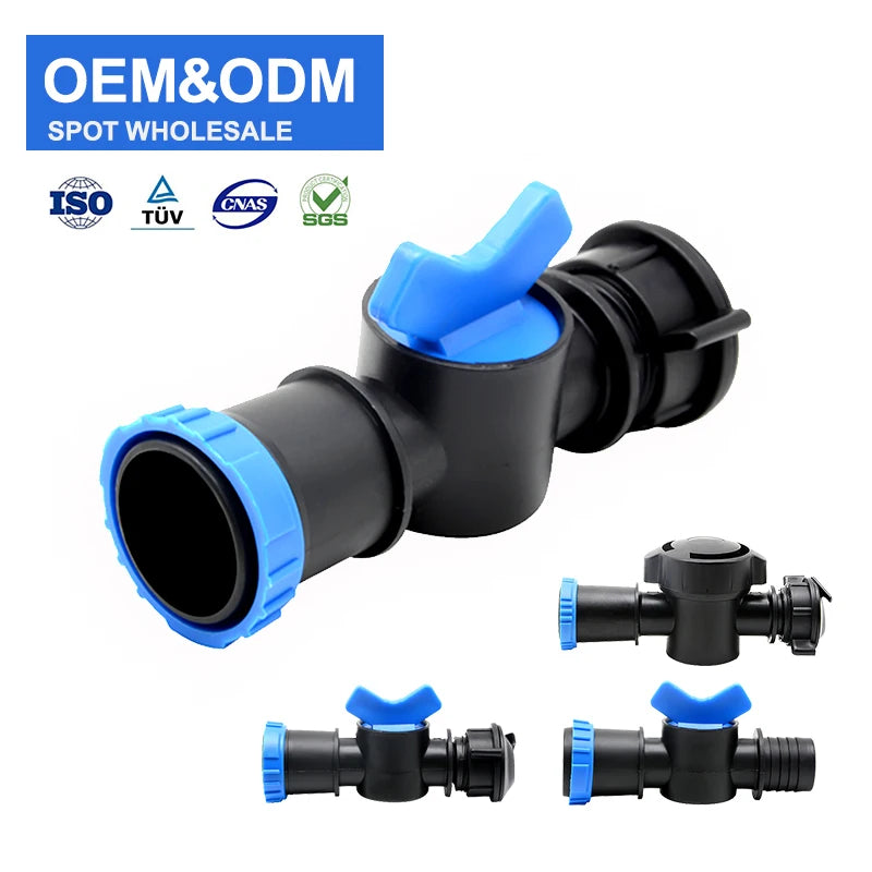Micro Spray Tape Connector Valves for Rain Hose Pipes in Drip Irrigation Supplies & Accessories