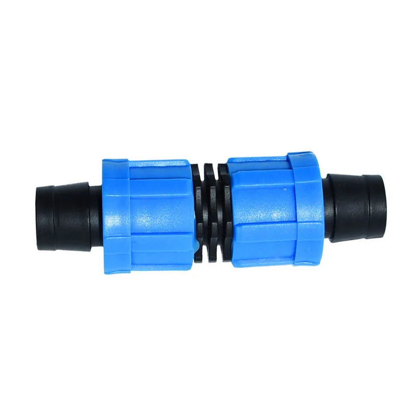 Drip Irrigation Tape Accessories Agricultural Lock Coupling for 16 mm Drip Tape