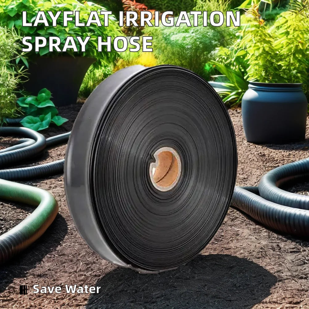 High Quality PE Lay Flat Plastic Hose for Garden Greenhouse and Home Irrigation Easy-to-Use LayFlat Hose