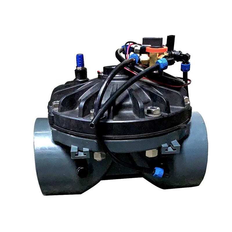 4 Inch Irrigation Electric Solenoid Control Valve Hydraulic On/off Plastic Valve