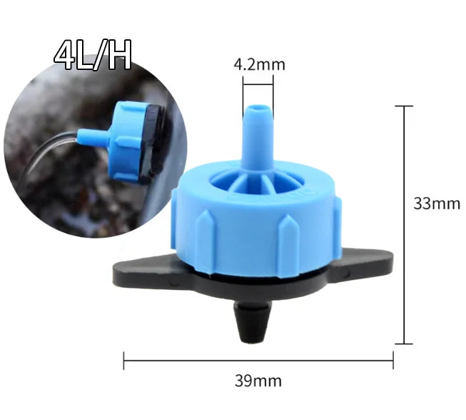Plastic Take Apart PC Dripper for Drip Irrigation System Water-Saving Agriculture & Garden Use