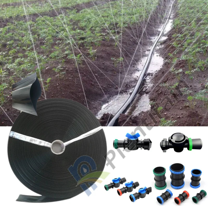 Agriculture Garden Sprinkler Irrigation System Micro Spray Tape Rain Spray Hose Double Wing Rain Spray Tape
