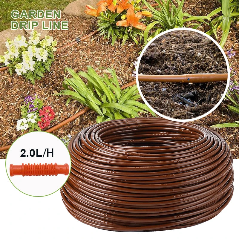 Wholesale Price Garden Drip Line 6mm Drip Irrigation Pipe 1/4'' Inch Tree Watering for Agriculture Drip Irrigation System
