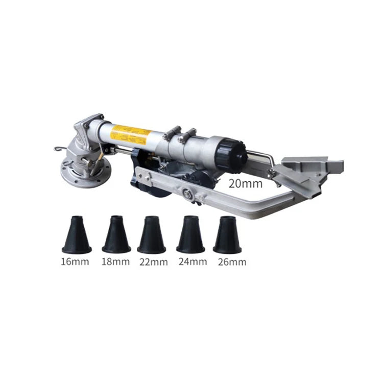 2" Agriculture Watering Big Rain Gun Cover Long Range 360 Gear Drive Irrigation Sprinkler Gun