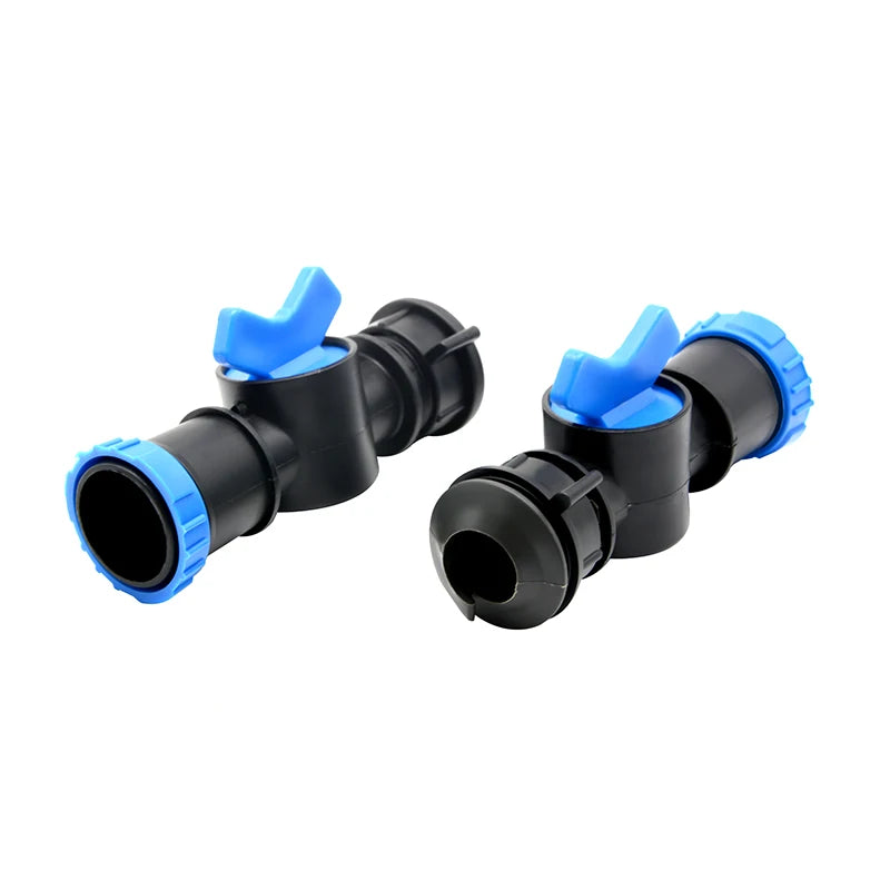 Layflat Rain Spray Hose Micro Spray Tape Accessories Connector Valves for Rain Hose Pipes