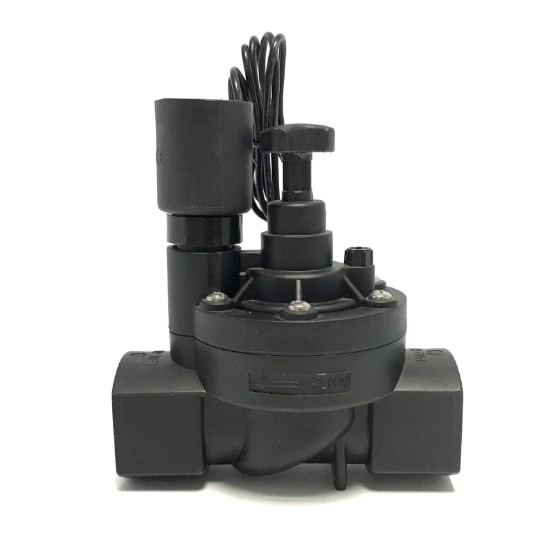 Plentirain 3/4 Inch Plastic NYLON Solenoid Valve with Flow for Business Irrigation