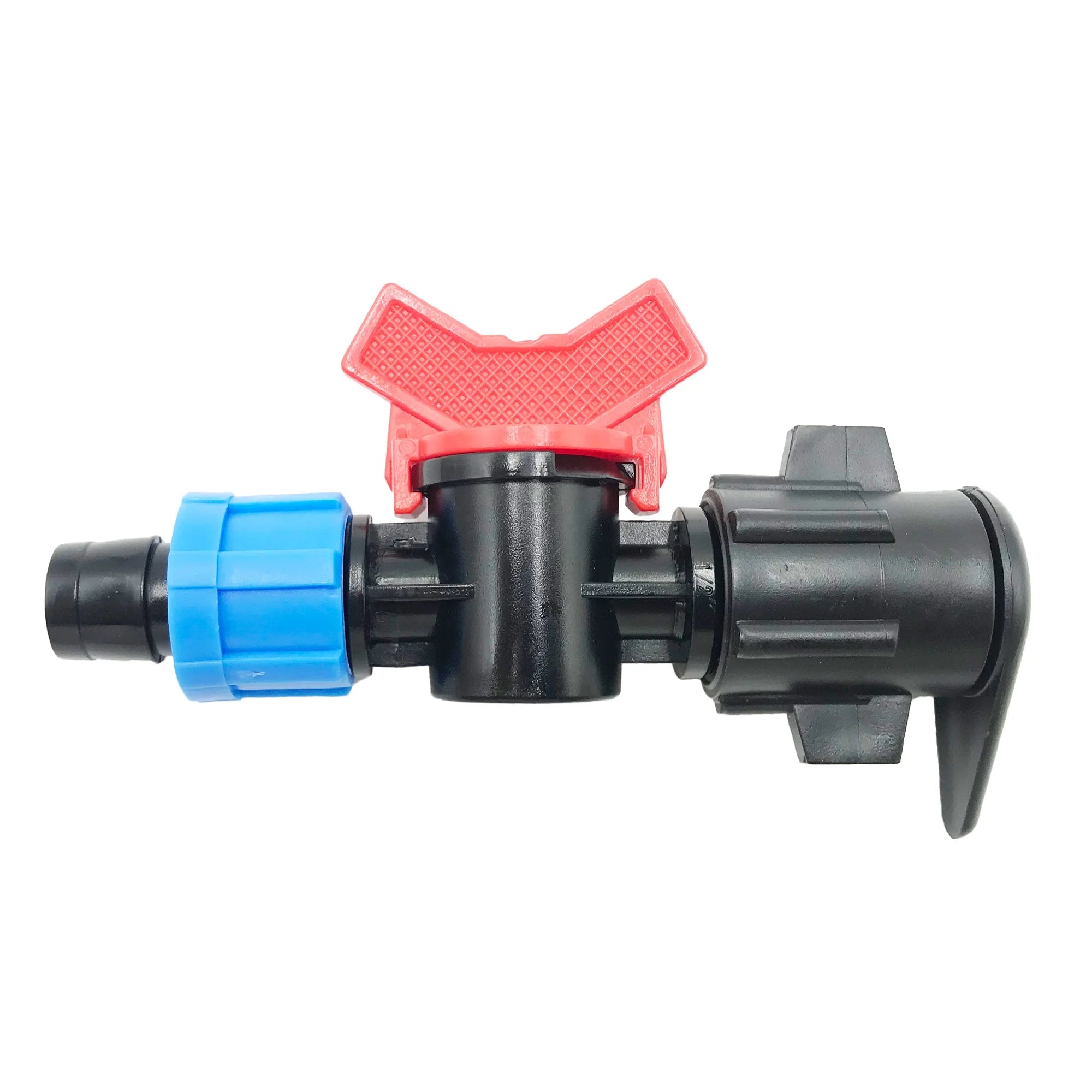 Agriculture Drip Irrigation Tape Fitting Plastic Dn17 Tape Valve Lock for Layflat Hose