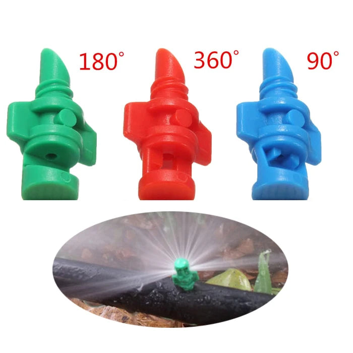 90 180 360 Degree Refraction Nozzle Water Sprinkler Micro Sprayer Other Watering & Irrigation