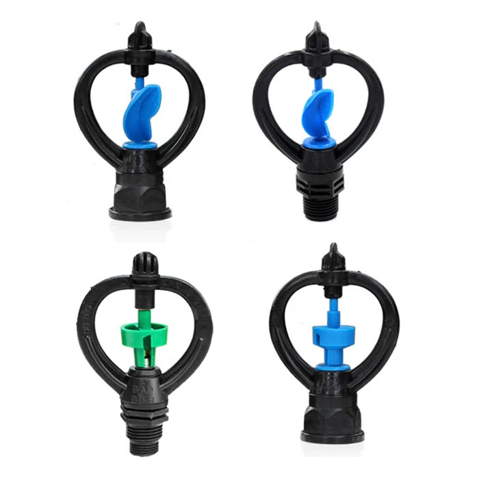 Farm Sprinkler Irrigation System Plastic Watering Nozzle Butterfly Irrigation Sprinkler 360 Mist Garden Lawn Sprayer