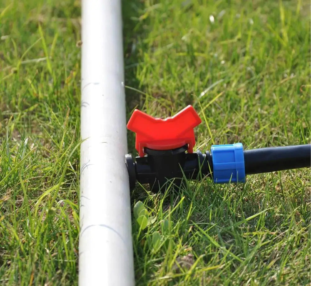 Drip Tape Mini Valve Offtake End Plug Coupling in Drip Irrigation System