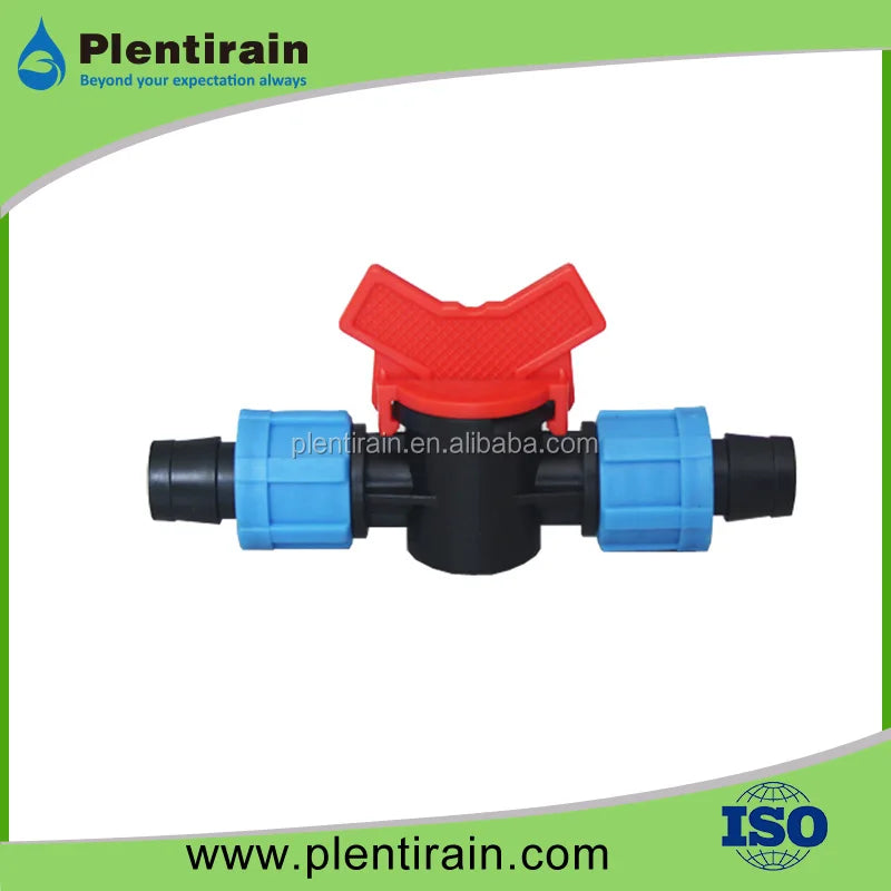 Plastic Plastic Material Irrigation Fittings Drip Tape Fittings for Farm System and Drip Irrigation System